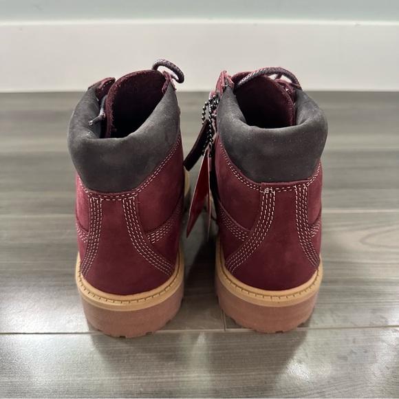 NEW Timberland Kids’ 6 Inch Premium Waterproof Boot, Dark Port, Size 12.5M - Picture 4 of 6